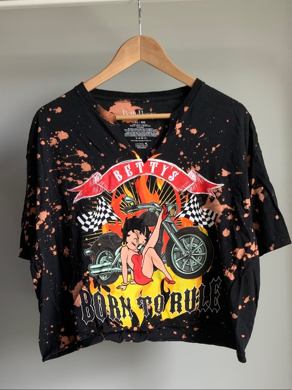 Betty Boop Crop Top